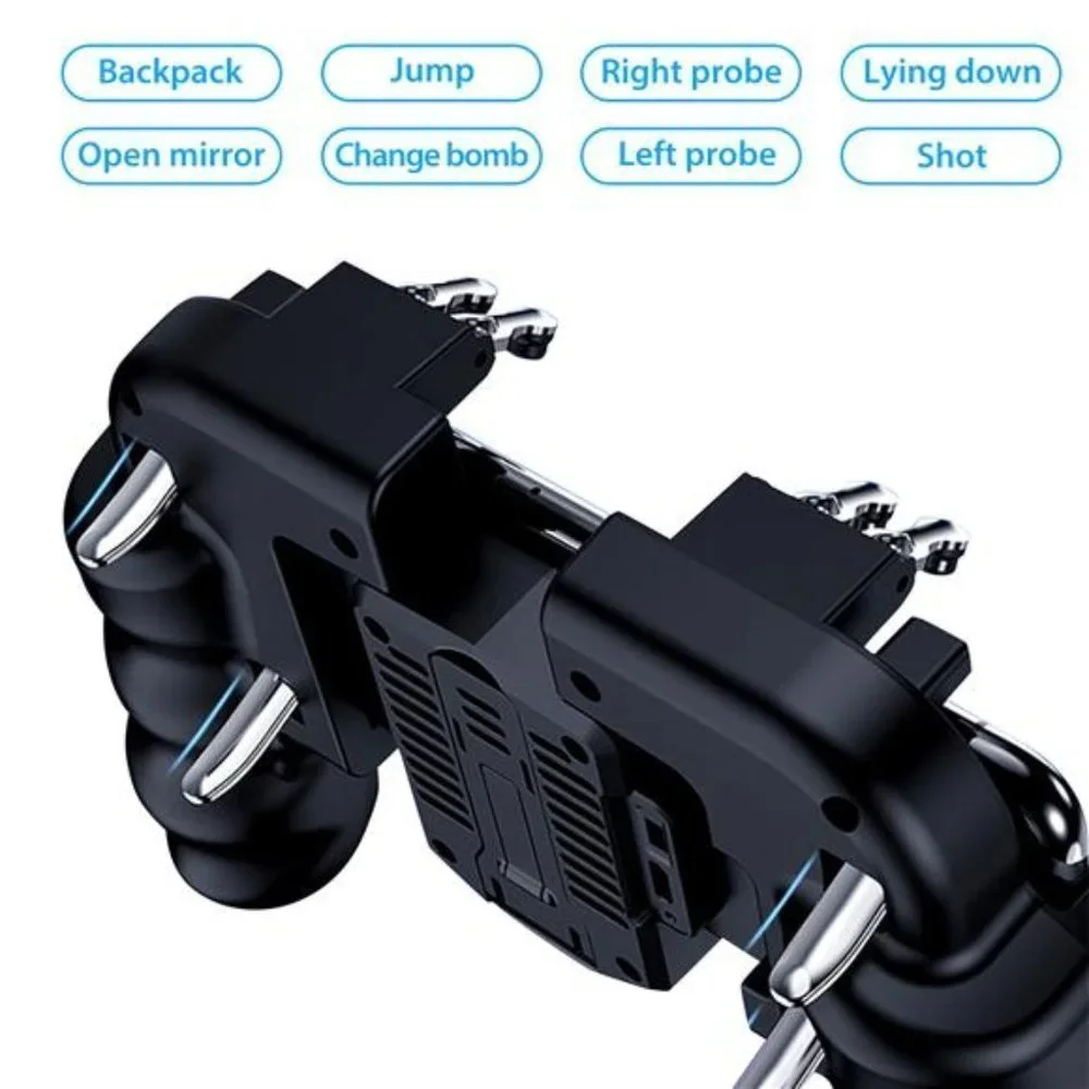 NEW Mobile Phone Game Controller +Cooling Fan for Android iOS
